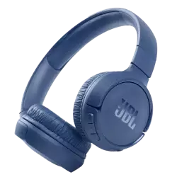 JBL Tune 510BT Wireless On Ear Headphones, Pure Bass Sound, 40H Battery, Speed Charge, Fast USB Type-C, Multi-Point Connection, Foldable Design, Voice Assistant - Blue