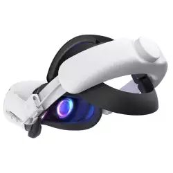 KIWI design Comfort Head Strap with 6400mAh Battery Compatible with Quest 2 Accessories, Battery Pack Elite Strap Replacement for Enhanced Support