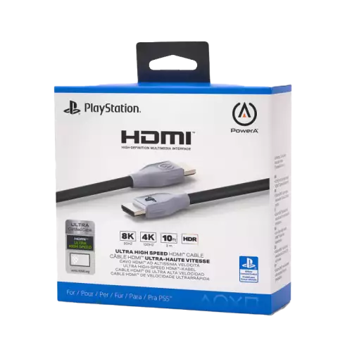 PowerA Ultra High Speed HDMI Cable for PlayStation 5, cable, HDMI 2.1, PS5, officially licensed