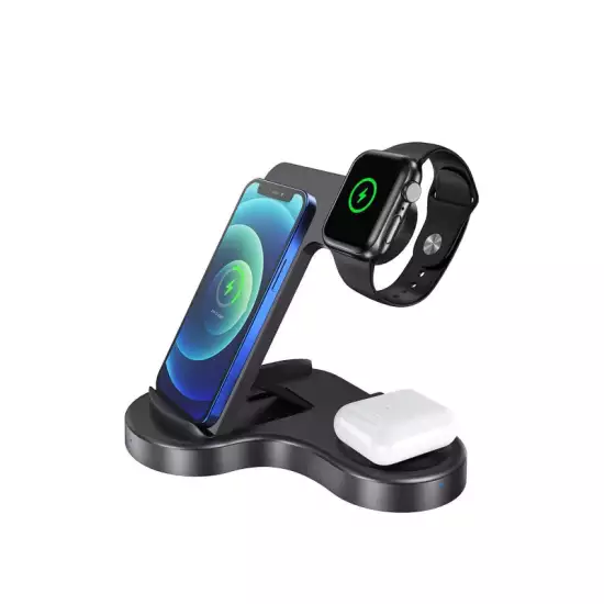 Powerology 3 in 1 Wireless Power-Stand Pro 15W Charger Powerology 3 in 1 Wireless Power-Stand Pro 15W Charger