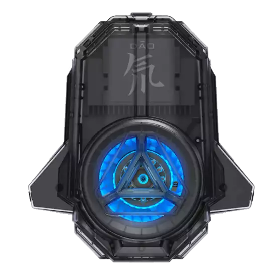 REDMAGIC Phone Cooler, Phone Radiator with Dual Fans and Semiconductors, Cell Phone Radiator with RGB Lights and App Control Compatible 7 Gaming Phone(Designed only 7) Black - Open Sealed