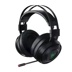 Razer Nari Ultimate Wireless 7.1 Surround Sound Gaming Headset: THX Audio & Haptic Feedback - Auto-Adjust Headband - Chroma RGB - Retractable Mic - For PC, PS4, PS5 - Black