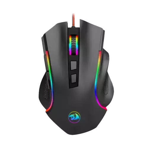 Redragon M602 NEMEANLION 3000 DPI USB Gaming Mouse for PC, 7 Buttons, 7 Color LED Backlighting