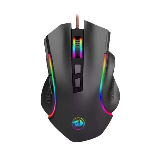 Redragon M602 NEMEANLION 3000 DPI USB Gaming Mouse for PC, 7 Buttons, 7 Color LED Backlighting