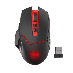 Redragon M690-1 Wireless Gaming Mouse with DPI Shifting, 2 Side Buttons, 2400 DPI, Ergonomic Design, 8 Buttons-Black