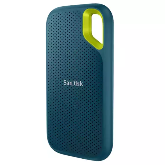 SanDisk Extreme Portable 1TB, 1050MB/s R, 1000MB/s W, 3mtr Drop Protection, IP65 Water/dust Resistance, HW Encryption, PC,MAC & TypeC Smartphone Compatible, 5Y Warranty, External SSD, Monterey Color SanDisk Extreme Portable 1TB, 1050MB/s R, 1000MB/s W, 3mtr Drop Protection, IP65 Water/dust Resistance, HW Encryption, PC,MAC & TypeC Smartphone Compatible, 5Y Warranty, External SSD, Monterey Color