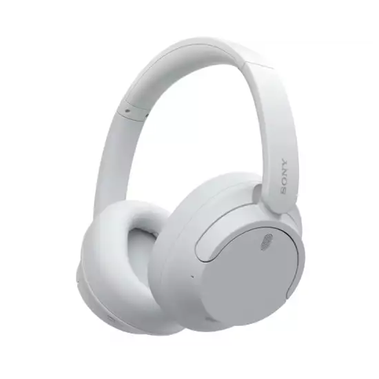Sony WH-CH720N Noise Cancelling Wireless Headphones : Bluetooth Over The Ear Headset With Mic For Phone-Call-White