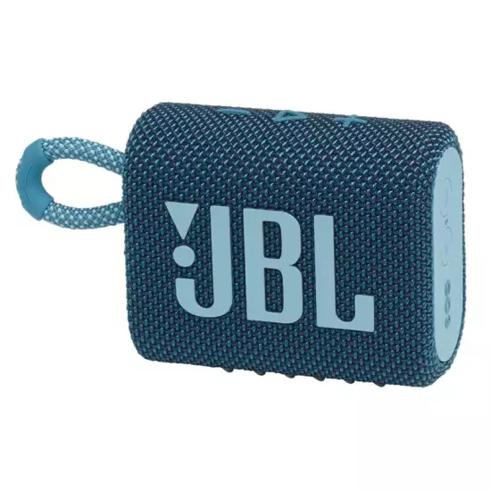 Jbl Go 3 Portable Waterproof Speaker With Jbl Pro Sound, Powerful Audio, Punchy Bass, Ultra-Compact Size, Dustproof, Wireless Bluetooth Streaming, 5 Hours Of Playtime - Blue, Jblgo3Blu Jbl Go 3 Portable Waterproof Speaker With Jbl Pro Sound, Powerful Audio, Punchy Bass, Ultra-Compact Size, Dustproof, Wireless Bluetooth Streaming, 5 Hours Of Playtime - Blue, Jblgo3Blu
