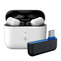 Razer Hammerhead HyperSpeed Wireless Multi-Platform Gaming Earbuds for Playstation 5 / PS5, PC, Mobile: ANC - Noise Cancelling Mic - Bluetooth 5.2 - RGB Chroma - 30 Hr Battery, white, Standard Razer Hammerhead HyperSpeed Wireless Multi-Platform Gaming Earbuds for Playstation 5 / PS5, PC, Mobile: ANC - Noise Cancelling Mic - Bluetooth 5.2 - RGB Chroma - 30 Hr Battery, white, Standard