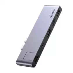 UGREEN 5 in 1 USB-C Hub for Macbook, 4K HDMI, Superspeed USB 3.0 Hub, 1000 Mbps Ethernet, Full-function USB C Port 100W Power Delivery 8K Compatible For Macbook Air 2020/2019/2018 Macbook Pro (50984) UGREEN 5 in 1 USB-C Hub for Macbook, 4K HDMI, Superspeed USB 3.0 Hub, 1000 Mbps Ethernet, Full-function USB C Port 100W Power Delivery 8K Compatible For Macbook Air 2020/2019/2018 Macbook Pro (50984)