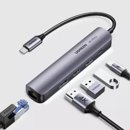 Ugreen Ultra Slim 5-in-1 USB C Hub (20932)