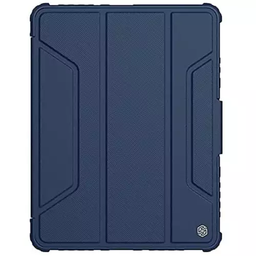 iPad 10.9-2020/Air4- Nillkin Bumper Pro Leather Case -Sapphire Blue
