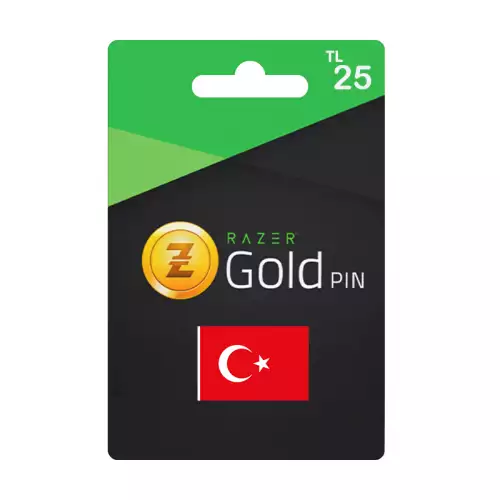 Razer Gold Gift Card 25 TL - Turkey (TRY)