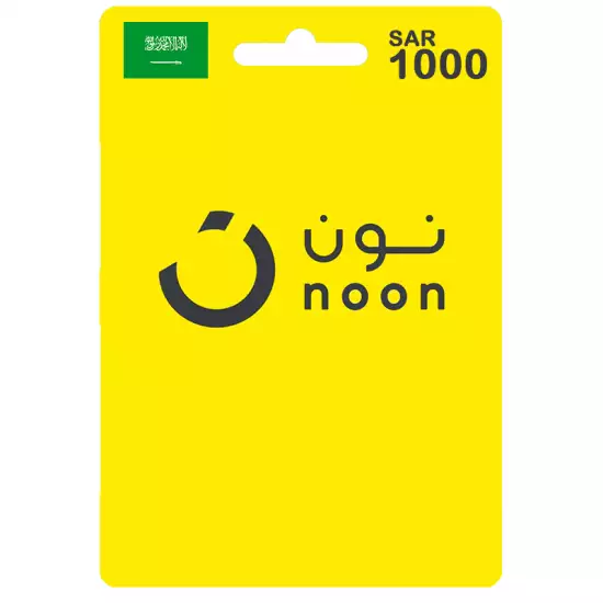 noon 1000 SAR - (Shipping only in KSA) noon 1000 SAR - (Shipping only in KSA)
