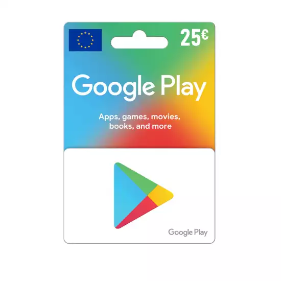 Google Play Gift Card EUN Store EUR 25 Google Play Gift Card EUN Store EUR 25