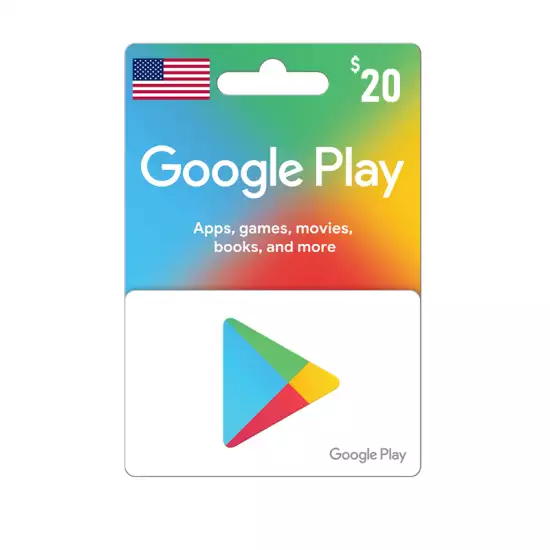 Google Play 20$ - USA account