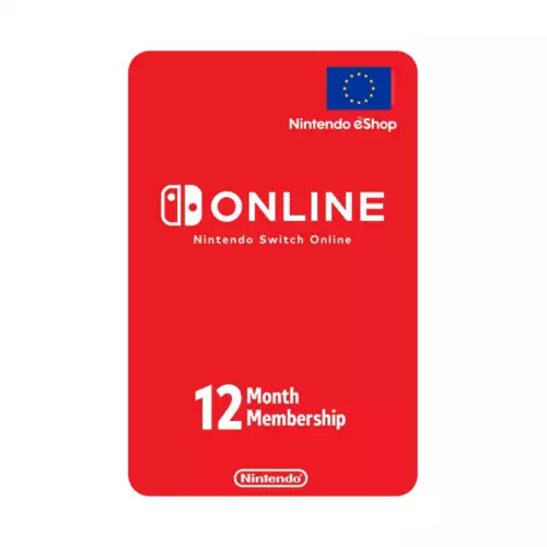 Nintendo Switch Online 12 Month Membership Europe