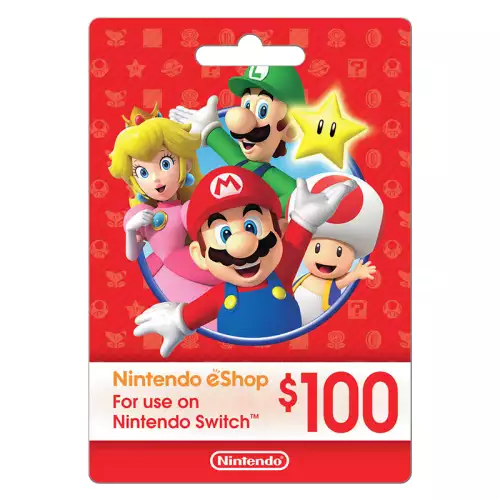 Nintendo eShop Gift Card USA Store USD 100