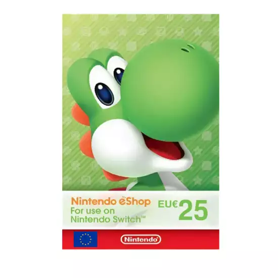 Nintendo eShop Gift Card 25€ – Europe Nintendo eShop Gift Card 25€ – Europe