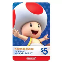 Nintendo eShop Gift Card USA Store USD 5