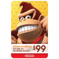 Nintendo eShop Gift Card USA Store USD 99