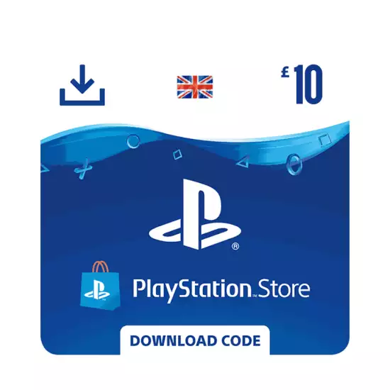 PlayStation Gift Card British Store GBP 10 PlayStation Gift Card British Store GBP 10