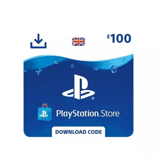 PlayStation Network Gift Card 100£ - PSN British PlayStation Network Gift Card 100£ - PSN British