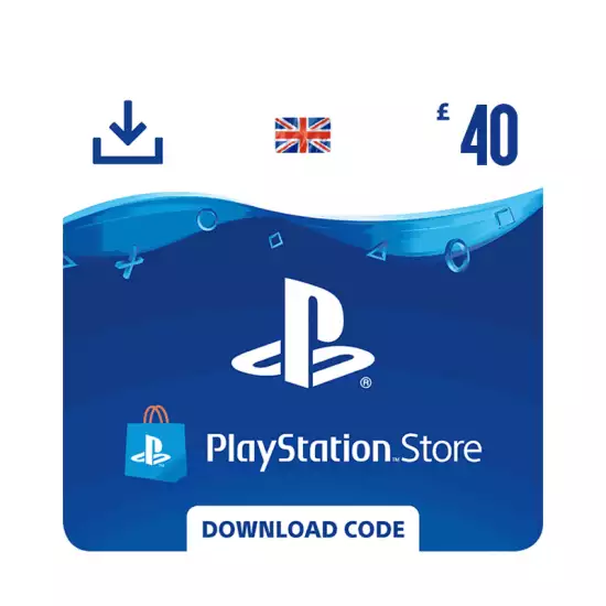 PlayStation Network Gift Card 40£ - PSN British PlayStation Network Gift Card 40£ - PSN British