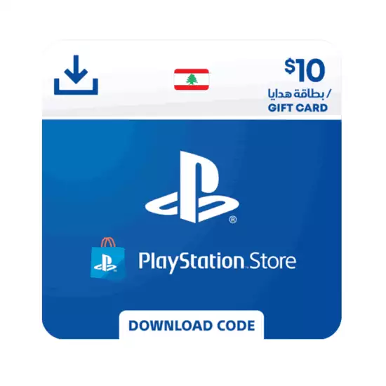PlayStation Network Gift Card 10 USD – PSN Lebanon
