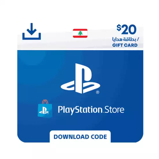 PlayStation Network Gift Card 20 USD – PSN Lebanon PlayStation Network Gift Card 20 USD – PSN Lebanon