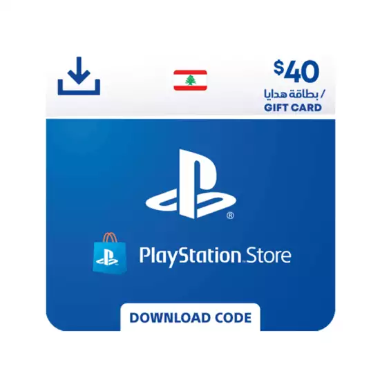 PlayStation Network Gift Card 40 USD - PSN Lebanon PlayStation Network Gift Card 40 USD - PSN Lebanon