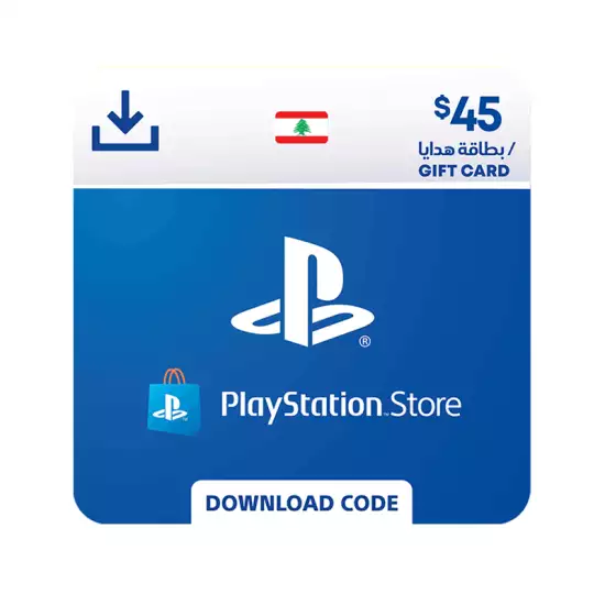 PlayStation Gift Card Lebanon Store USD 45