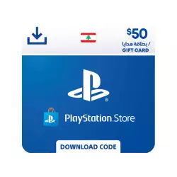 PlayStation Network Gift Card 50 USD - PSN Lebanon PlayStation Network Gift Card 50 USD - PSN Lebanon