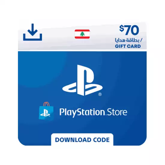 PlayStation Network Gift Card 70 USD - PSN Lebanon PlayStation Network Gift Card 70 USD - PSN Lebanon