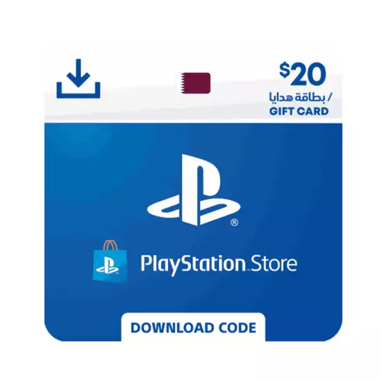 PlayStation Network Gift Card 20 USD - PSN Qatar PlayStation Network Gift Card 20 USD - PSN Qatar