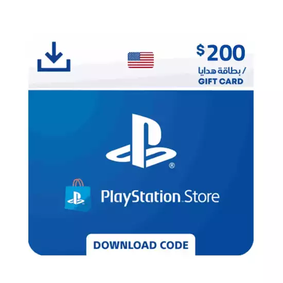 PlayStation Gift Card USA Store USD 200 PlayStation Gift Card USA Store USD 200