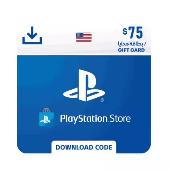 PlayStation Network Gift Card – $75 (PSN USA) PlayStation Network Gift Card – $75 (PSN USA)