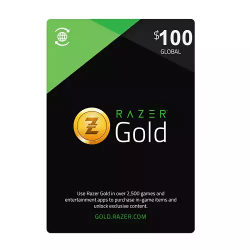 Razer Gold 100$ Global Gift Card