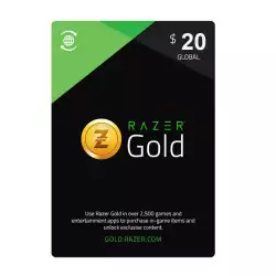 Razer Gold 20$ Global Gift Card