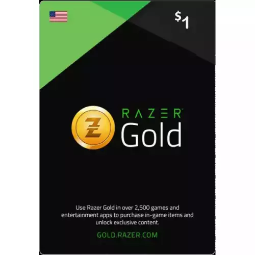 Razer Gold 1$ USA Gift Card
