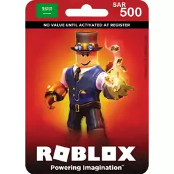 Roblox Gift Card 500 SAR – KSA Roblox Gift Card 500 SAR – KSA