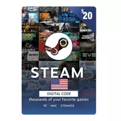 Steam Gift Card 20 USD USA