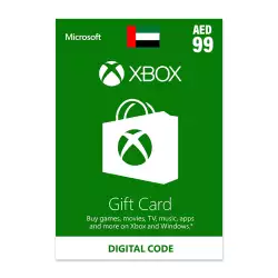 UAE Xbox LIVE Gift Card 99 AED UAE Xbox LIVE Gift Card 99 AED