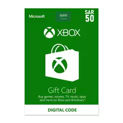 Xbox Gift Card 50 SAR Saudi Arabia