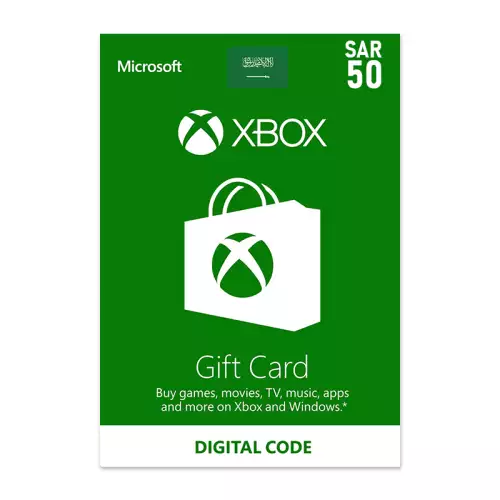 Xbox Gift Card 50 SAR Saudi Arabia