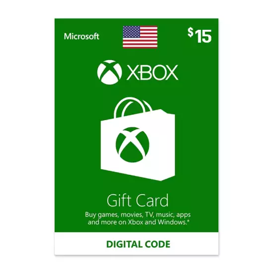 Xbox Gift Card 15$ USA