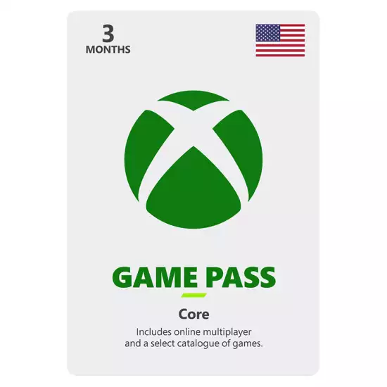Xbox Game Pass Core 3 Month USA