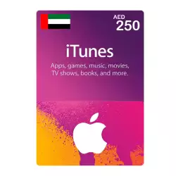 Apple iTunes Gift Card 250 AED – UAE Apple iTunes Gift Card 250 AED – UAE