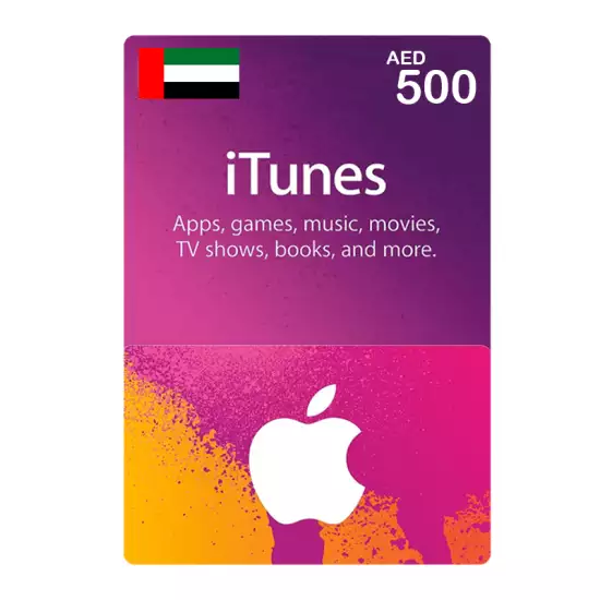 Apple iTunes Gift Card 500 AED – UAE Apple iTunes Gift Card 500 AED – UAE