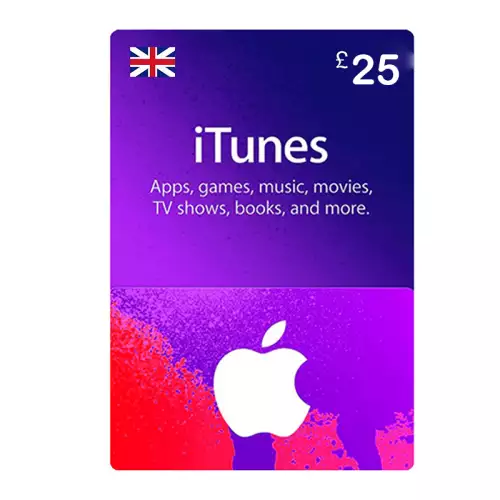 Apple iTunes Gift Card British Store 25 GBP